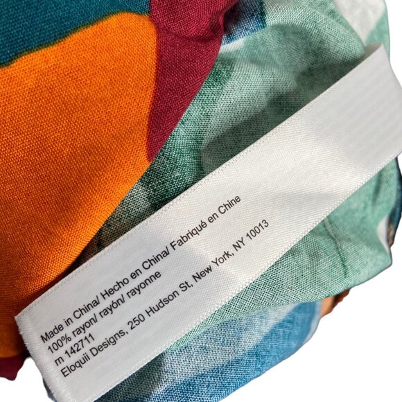 ELOQUII Plus Size 22/24 Printed Halter Dress safari printed block NEW - Picture 9 of 15